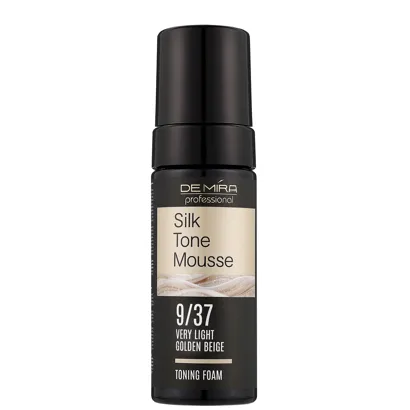 9/37 дуже світлий золотистий беж Тонувальний мус, 120 мл SilkTone Mousse DEMIRA Professional