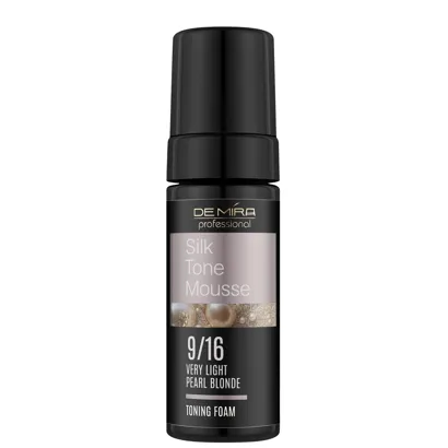 9/16 дуже світлий перлинний блонд Тонувальний мус, 120 мл SilkTone Mousse DEMIRA Professional