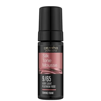 9/65 дуже світлий платиновий рожевий Тонувальний мус, 120 мл SilkTone Mousse DEMIRA Professional