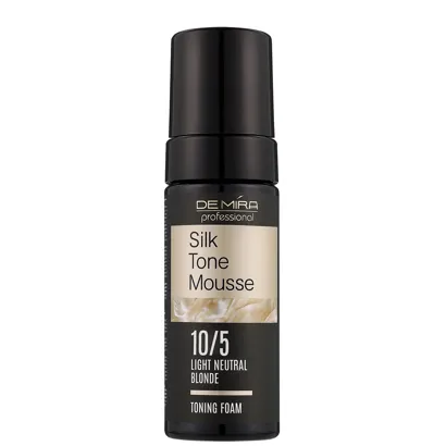 10/5 світлий нейтральний блонд Тонувальний мус, 120 мл SilkTone Mousse DEMIRA Professional