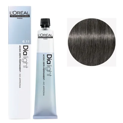 6/11 Фарба-гель тонуюча на кислотній основі без аміаку, 60мл Acidic Gloss Color Dia Light L`Oreal Professionnel