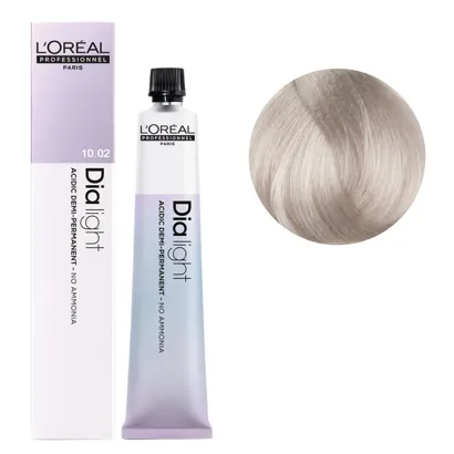 10/02 Фарба-гель тонуюча на кислотній основі без аміаку, 60мл Acidic Gloss Color Dia Light L`Oreal Professionnel