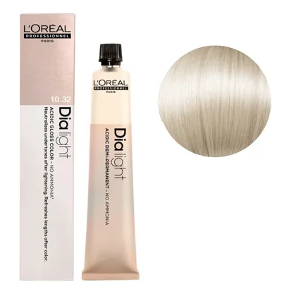 10/32 Фарба-гель тонуюча на кислотній основі без аміаку, 60мл Acidic Gloss Color Dia Light L`Oreal Professionnel