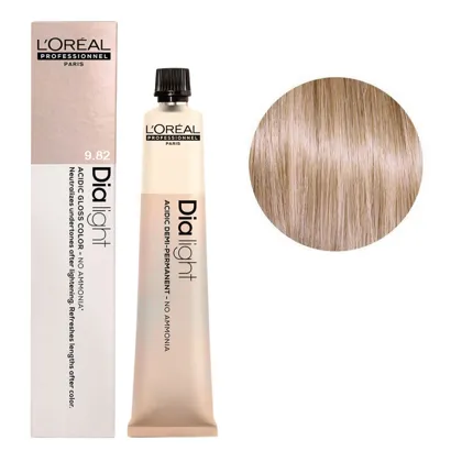 9/82 Фарба-гель тонуюча на кислотній основі без аміаку, 60мл Acidic Gloss Color Dia Light L`Oreal Professionnel