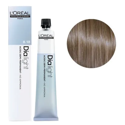 8/18 Фарба-гель тонуюча на кислотній основі без аміаку, 60мл Acidic Gloss Color Dia Light L`Oreal Professionnel