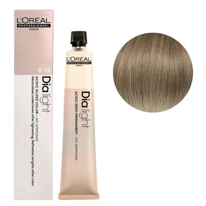 9/13 Фарба-гель тонуюча на кислотній основі без аміаку, 60мл Acidic Gloss Color Dia Light L`Oreal Professionnel