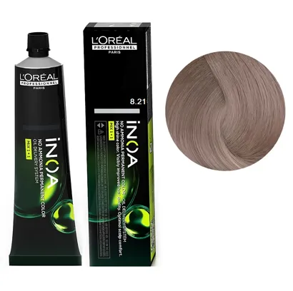 8/21 Фарба для волосся стійка без аміаку, 60мл No-Ammonia Permanent Color  INOA L`Oreal Professionnel 