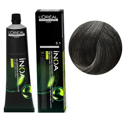 5/1 Фарба для волосся стійка без аміаку, 60мл No-Ammonia Permanent Color  INOA L`Oreal Professionnel 
