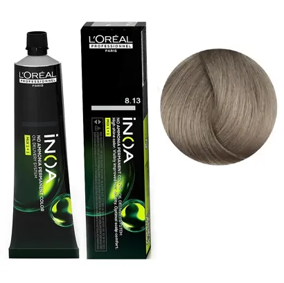 8/13 Фарба для волосся стійка без аміаку, 60мл No-Ammonia Permanent Color  INOA L`Oreal Professionnel 