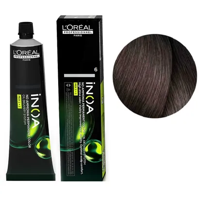 6 Фарба для волосся стійка без аміаку, 60мл No-Ammonia Permanent Color  INOA L`Oreal Professionnel 