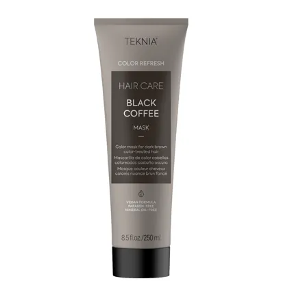 Маска для оновлення темних коричневих відтінків волосся, 250 мл 44042 BLACK COFFEE MASK Color Refresh TEKNIA LAKME