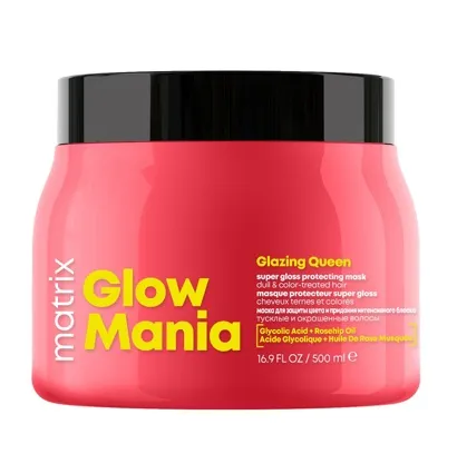 Маска для захисту кольору і блиску фарбованого волосся, 500 мл Glazing Queen Protective Mask Glow Mania Total Results MATRIX