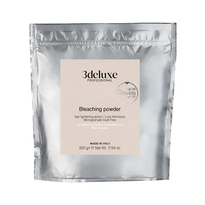 Пудра освітлююча для волосся (9 levels), 500 г Bleaching powder 3deluxe Professional