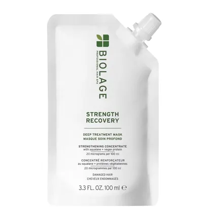 Маска глибокої дії для відновлення пошкодженого волосся зі скваланом оливи, 100 мл Deep Treatment Mask STRENGTH RECOVERY BIOLAGE Hair Spa MATRIX