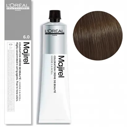 6/0 Темний блондин натуральний інтенсивний Фарба для волосся стійка, 60 мл  Majirel L`Oreal Professionnel (оновлений формат)