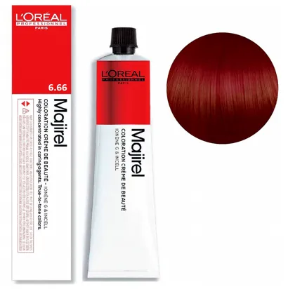 6/66 Темний блондин червоний інтенсивний Фарба для волосся стійка, 60 мл  Majirel L`Oreal Professionnel (оновлений формат)