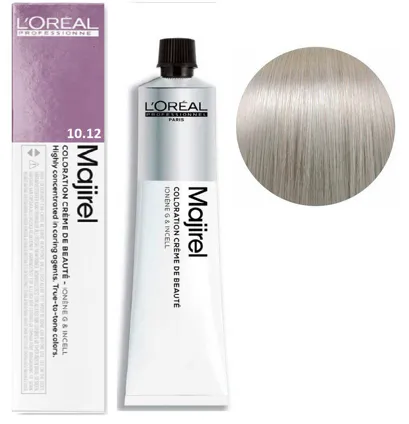 10/12 Екстра-світлий блондин попелясто-фіолетовий Фарба для волосся стійка, 60 мл  Majirel L`Oreal Professionnel (оновлений формат)