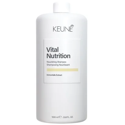 Шампунь відновлювальний для пошкодженого волосся "Основне живлення", 1000 мл Shampoo Vital Nutrition Care KEUNE