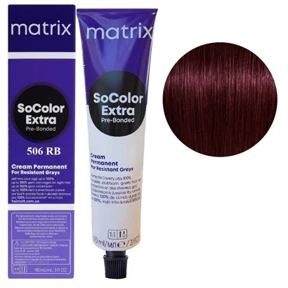 506RB Темний блондин червоно-коричневий Крем-фарба для волосся, 90 мл SoColor EXTRA Pre-Bonded  MATRIX (оновлений дизайн)