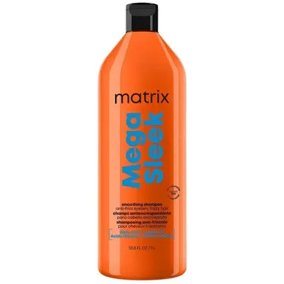 Шампунь для гладкості неслухняного волосся, 1000мл Smoothing Shampoo Oleic Acid+Jojoba Oil Mega SleekTotal Results MATRIX