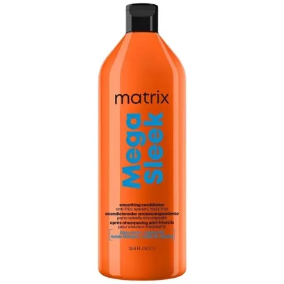 Кондиціонер для гладкості неслухняного волосся, 1000мл Smoothing Conditioner Oleic Acid+Jojoba Oil Mega SleekTotal Results MATRIX
