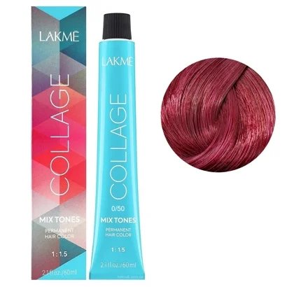 0/50 Махагон MIX Крем-фарба для волосся стійка, 60 мл Permanent Hair Color COLLAGE LAКME