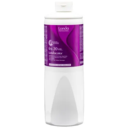 Окислювальна емульсія для стійкого фарбування 6% (20 Vol), 1000 мл Permanent Hair Colour Developer Londacolor Londa Professional