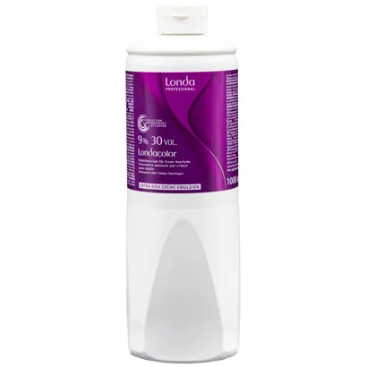 Окислювальна емульсія для стійкого фарбування 9% (30 Vol), 1000 мл Permanent Hair Colour Developer Londacolor Londa Professional