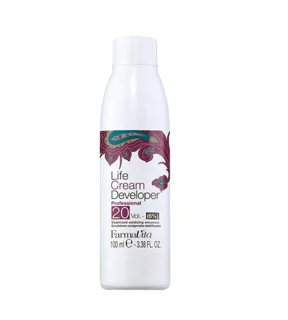 Окислювач-емульсія 100мл 6% Cream Developer LIFE COLOR PLUS FARMAVITA 