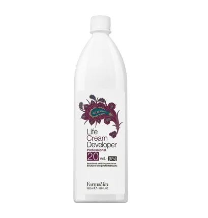 Окислювач-емульсія 1000мл 6% Cream Developer LIFE COLOR PLUS FARMAVITA 