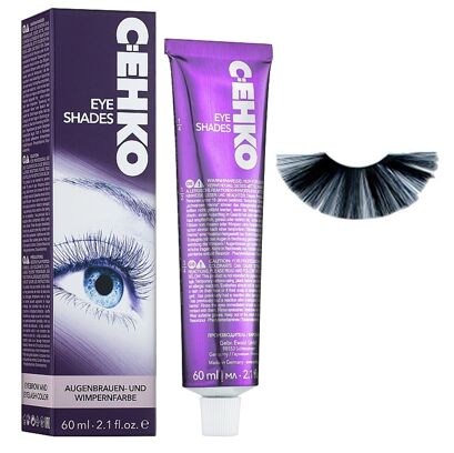 Крем-фарба для брів та вій  60мл Синьо-чорний ( Blau-schwarz) Eye Shades C:EHKO