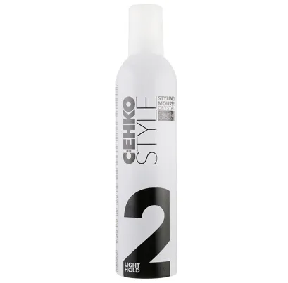 Піна для волосся легкої фіксації 400мл. STYLE CRYSTAL Styling Mousse Light Hold (2*)  C:EHKO