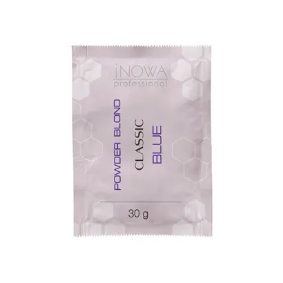 Пудра освітлювальна блакитна з антижовтим ефектом (6 levels), 30 г Blue BLOND CLASSIC&nbsp;Powder Lightener jNOWA Professional